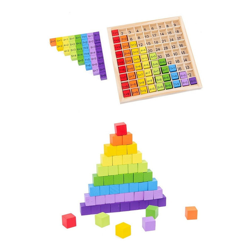 Tabla de Multiplicación Montessori de Madera Altmann