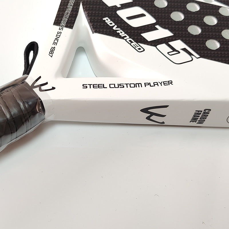 Pala Padel 38mm Carbon Hibrido + Bolso 2 Diseños Importada