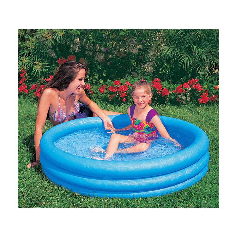 Piscina Inflable Plástico Bebe 3 Anillos 100 X 35 Cms Verano