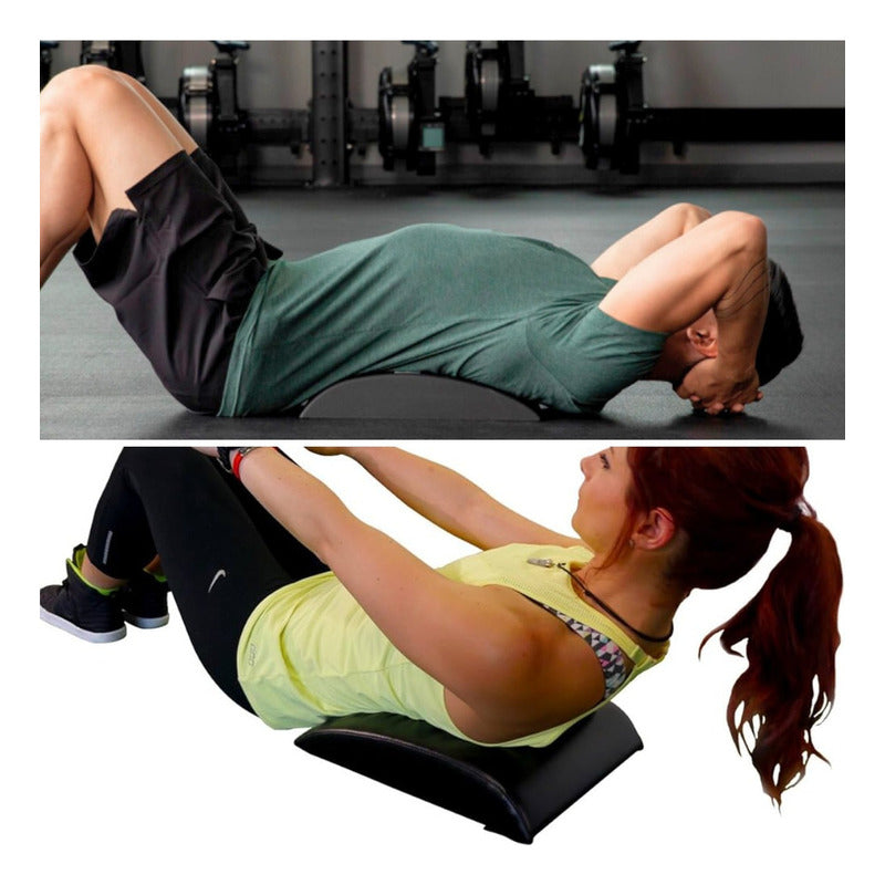 Cojin Para Abdominales Almohadilla Ab Mat De Ejercicio Negro