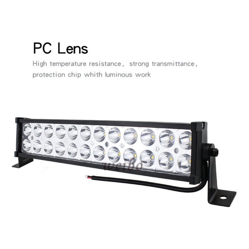 Barra Led Neblinero Auto/camioneta 4x4 72w 24 Led Importada