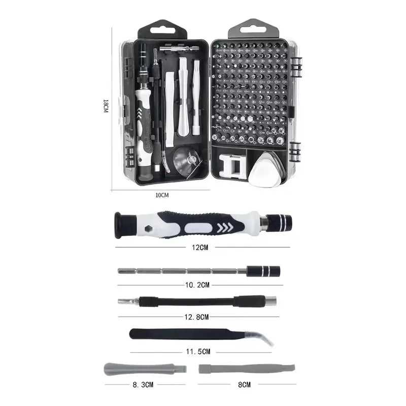 Set 115 Pcs Destornilladores Precisión Torx Magnéticos Impor