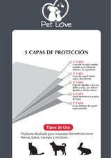 Sabanillas para Mascotas Talla M