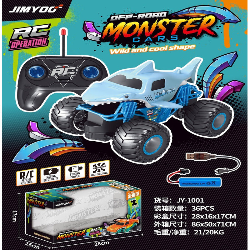 Auto Control Remoto Monster Truck Varios Diseños Importado