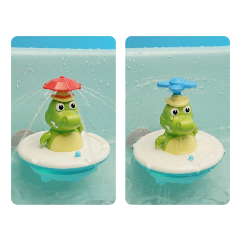 Juguete Acuatico De Dinosaurio De Tina Baño Infantil