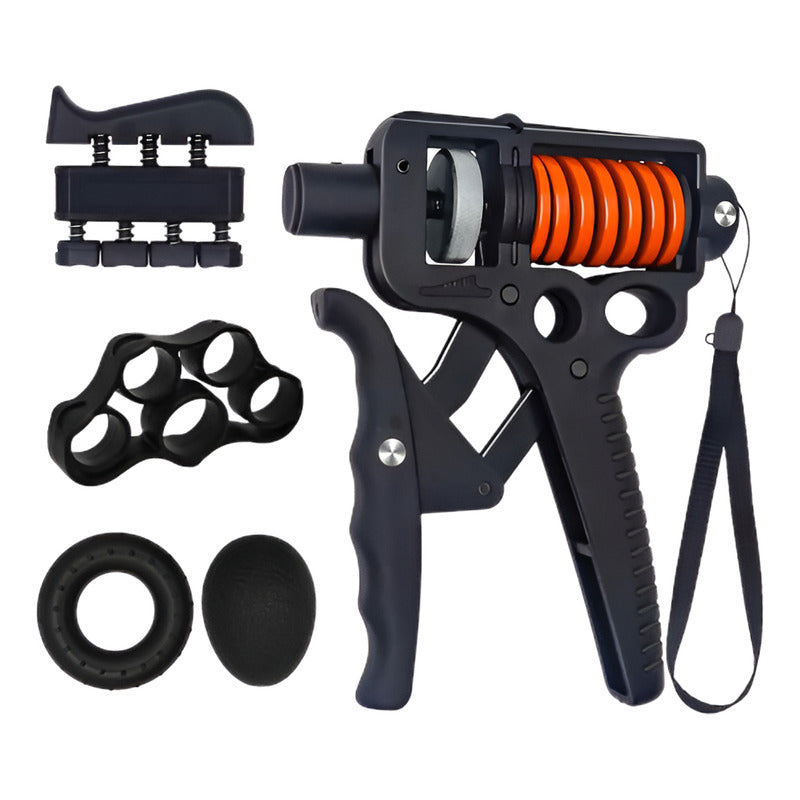 Ejercitador De Manos 5 Pzs Hand Grip Profesional 5 - 165 Kg