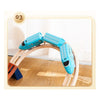 Pista De Tren Doble Giro 69pcs Track City Importado