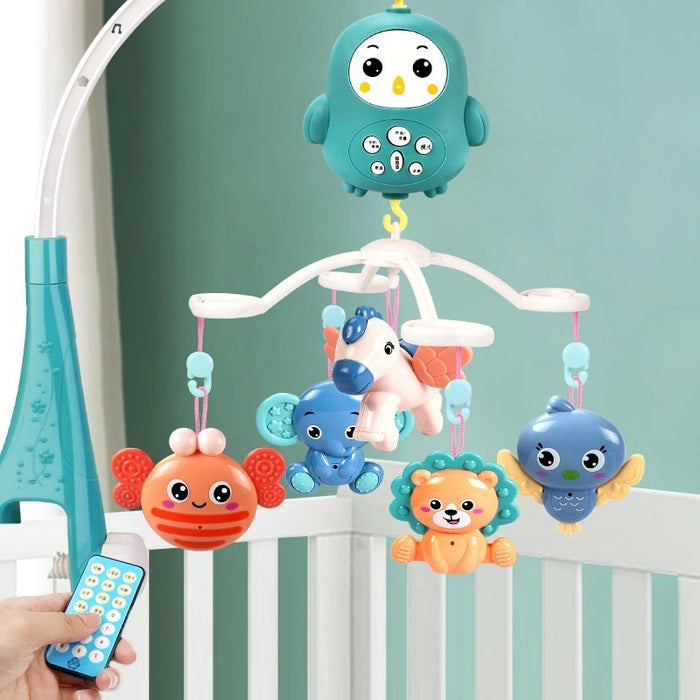 Móvil Giratorio Para Cuna De Bebe Con Luz Y Sonido Original
