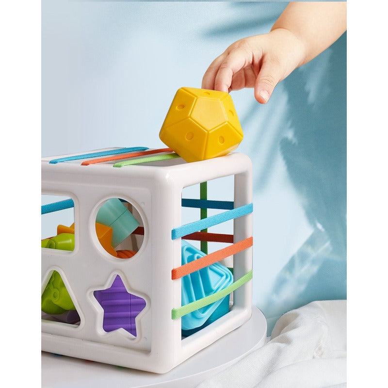 Juguete Interactivo De Habilidad Motora Cubo Montessori