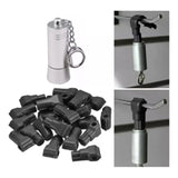 Pack 100 Seguros Candados Magneticos Gancheras 6mm + 1 Llave Seguro Negro Y 1 Llave