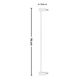 Extensión Reja Seguridad Escalera Puerta 7cm Importada Blanco