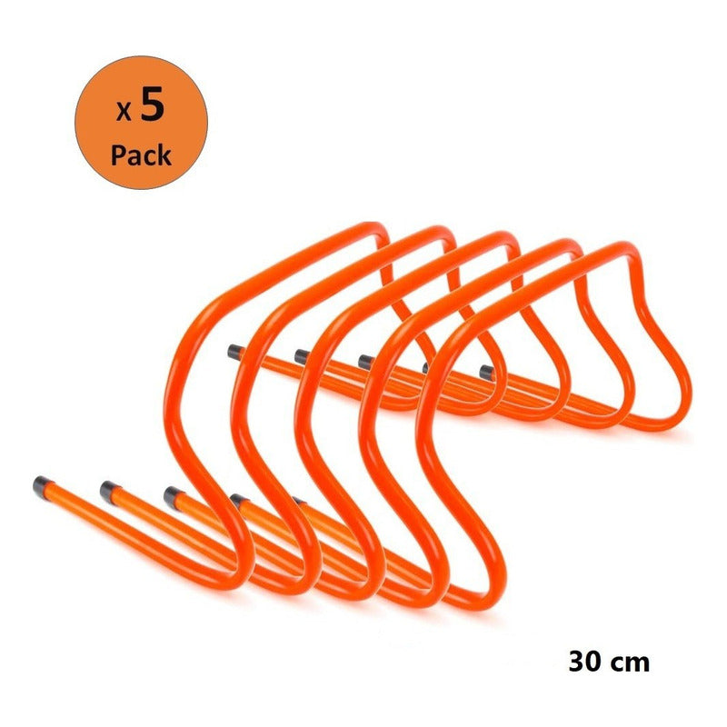 Pack 5 Vallas de Salto y Agilidad 30cm Altmann - Naranja