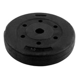 Set De 4 Disco Pvc 2.5kg C/u =10kg Preolímpico Negro