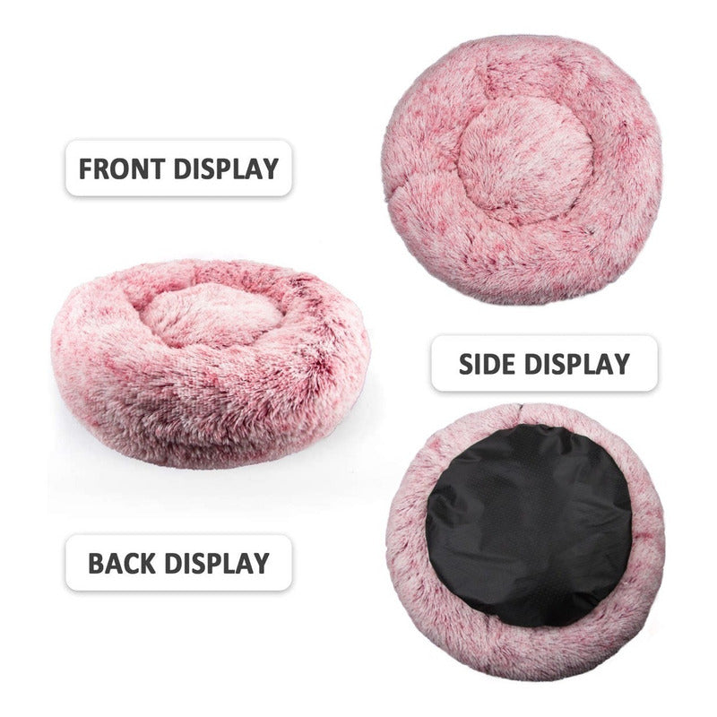 Cama Mascota Felpuda Perro Gato Relajante Suave De Felpa Xl