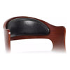 Pack 2 Sillas Piso Bar Taburete Regulable Madera/ecocuero