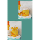 Florcita Patito Baño Para Bebe Regadera Juguete Ducha Tina Naranjo Y Amarillo