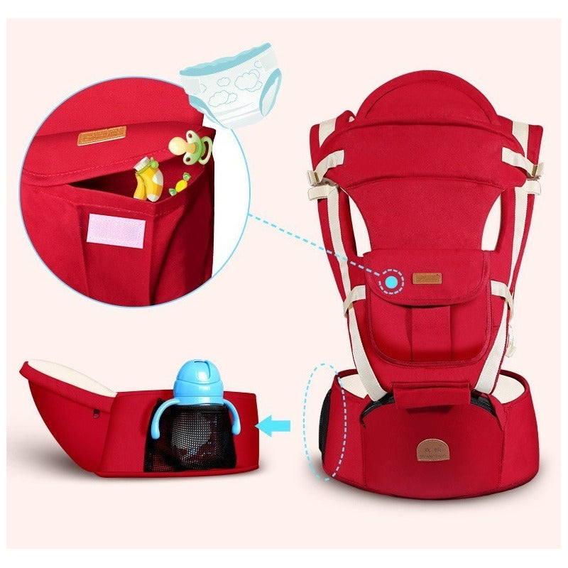 Mochila Portabebé 3 en 1 Ajustable con Asiento Removible Altmann