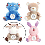 Peluche Con Sonido Ruido Blanco Y Luz Nocturna Sueño De Bebé
