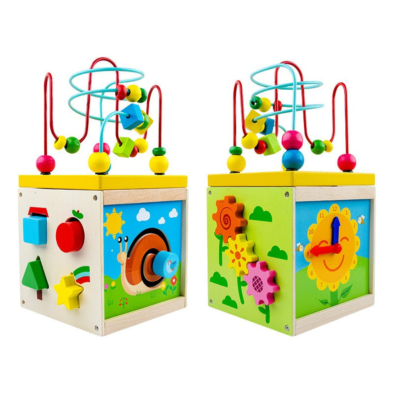 Cubo Didáctico Montessori Juguete De Madera Bebe Infantil