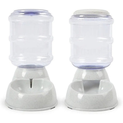 Dispensador De Agua + Comida Para Mascotas Importada