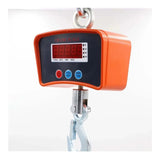 Balanza Pesa Digital 500 Kg Gancho Industrial Recargable Col Naranja