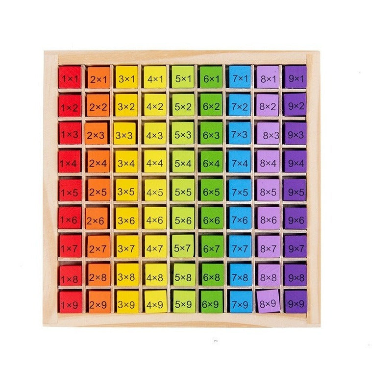Tabla de Multiplicación Montessori de Madera Altmann
