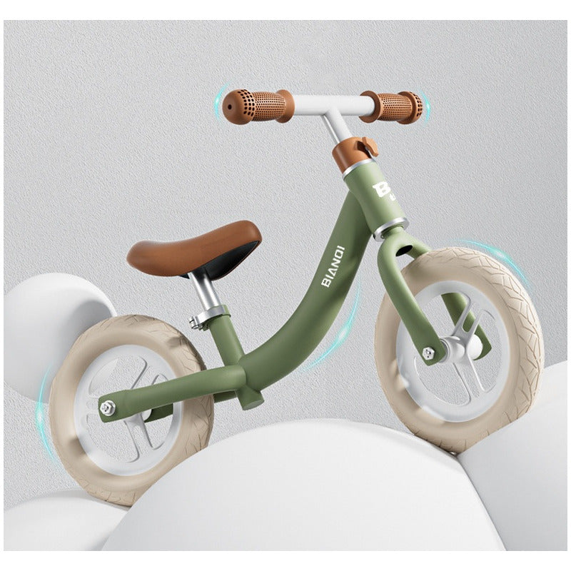 Bicicleta Equilibrio Sin Pedales Aprendizaje Para Niños Verde