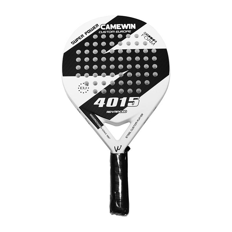 Pala Padel 38mm Carbon Hibrido + Bolso 2 Diseños Importada