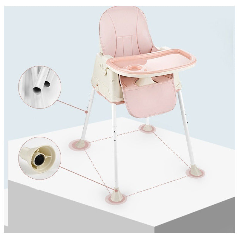 Silla Ecocuero Para Comer Portatil  Importada Multiuso
