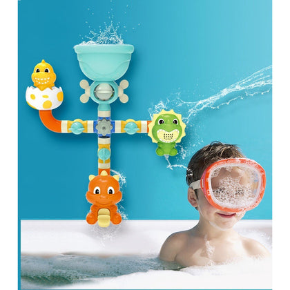 Dinosaurio Girasol De Baño Bebe Regadera Juguete Tina Ducha