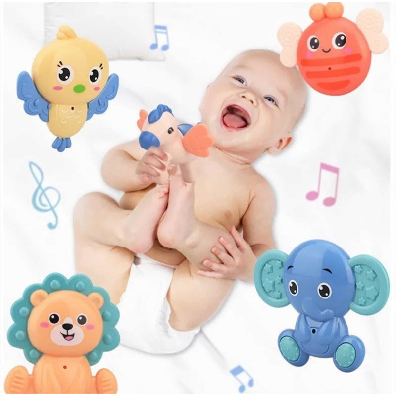 Móvil Giratorio Para Cuna De Bebe Con Luz Y Sonido Original