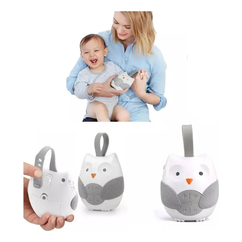 Buho Ruido Blanco Bebe Maquina Dormir Sonidos Niños Importad Blanco