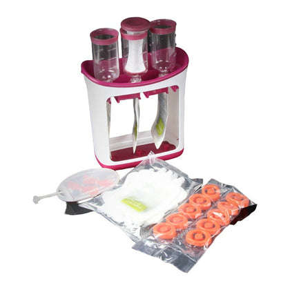 Dispensadora De Papilla Compota Con Bolsa Repuesto Bebe Niño