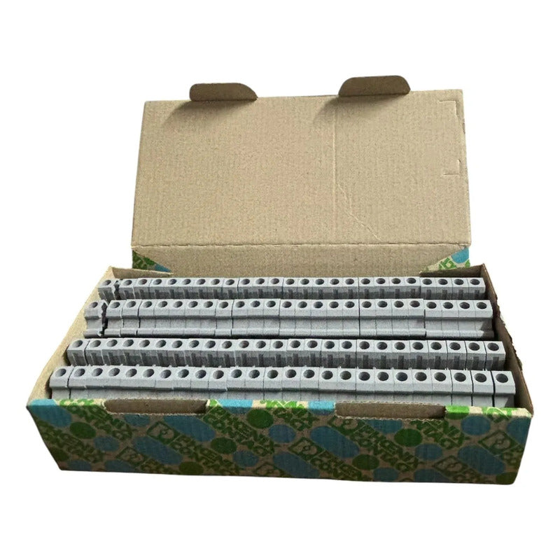 Bornera Phoenix Contact UT6 Riel DIN Caja 50u - Gris