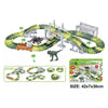 Pista De Dinosaurio Flexible Con Auto Dinosaurio 168 Piezas