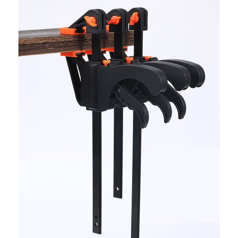 Pack 2 Prensa Rapida Madera 8 Pulgadas Sargento Carpinteria