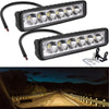 Pack 2 Foco Led Focos Neblineros Led Barra Led 4x4 18w Impor