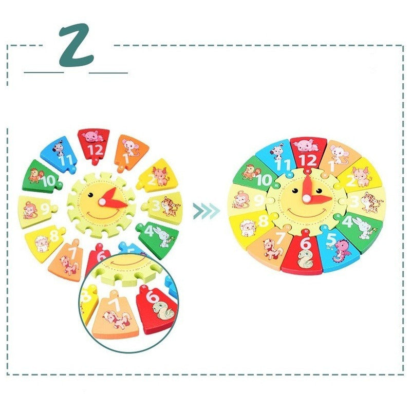 Set Didactico De Reloj Con Fecha Y Multiplicación Montessori