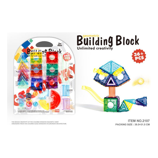 Juego De Construccion Bloques Magnetico 36pcs Importado  34