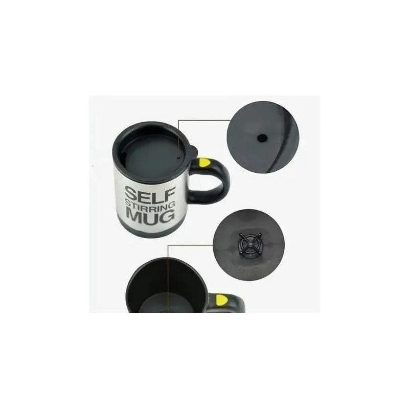 Tazón Self Mug Con Revolvedor Automático Eléctrico Importado