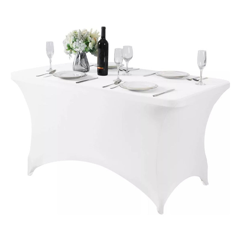 Funda Mantel Spandex para Mesa de Eventos 150x65x74cm