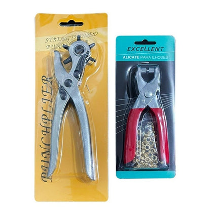 Kit Perforadora + Remachadora Importada Reforzada