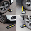Tope De Estacionamiento 60x15x10 Cm Negro Amarillo Parking