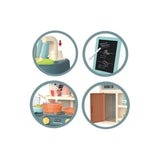 Cocina De Juguete 42 Accesorios Estilo Moderno Azul Importad Celeste