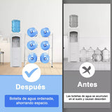 Estante Organizador Rack 6 Botellones Bidones Agua 20lt Blanco