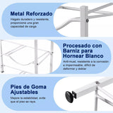 Estante Organizador Rack 6 Botellones Bidones Agua 20lt Blanco