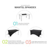 Funda De Mantel Tela Spandex Mesa 150x65x74cm Evento