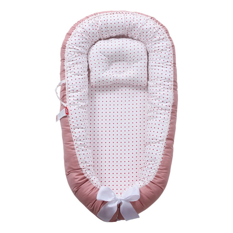 Cama Cojín Nido Colecho De Algodón + Almohada Reforzado Impo