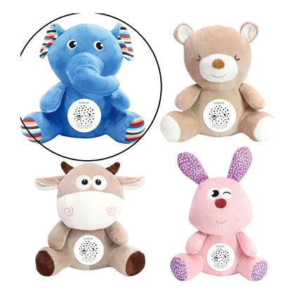 Peluche Con Sonido Ruido Blanco Y Luz Nocturna Sueño De Bebé