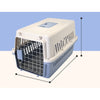 Jaula Transportadora Perro Gato Mediana 48x32x30cms Colores